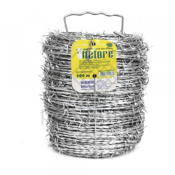 Arame Farpado Galvanizado Nelore 100m Arame Farpado Galvanizado Nelore 100m