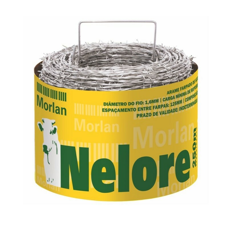 Arame Farpado Galvanizado Nelore 250m