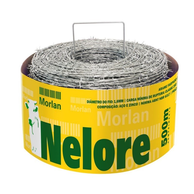 Arame Farpado Galvanizado Nelore 500m