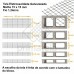 Tela Amarração de Alvenaria 12x50cm Caixa com 100 peças Tela Amarração de Alvenaria 12x50cm Caixa com 100 peças