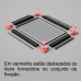 Conjunto de Montagem Mosquiteira Corredeira PRETA c/ Rolamento Conjunto de Montagem Mosquiteira Corredeira PRETA c/ Rolamento