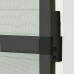 Dobradiça com Mola Nylon Preta - Pacote com 12 Unidades