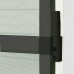 Dobradiça com Mola Nylon Preta - Pacote com 12 Unidades