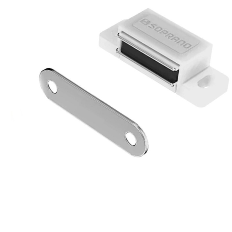 Fecho Magnetico Soprano Branco