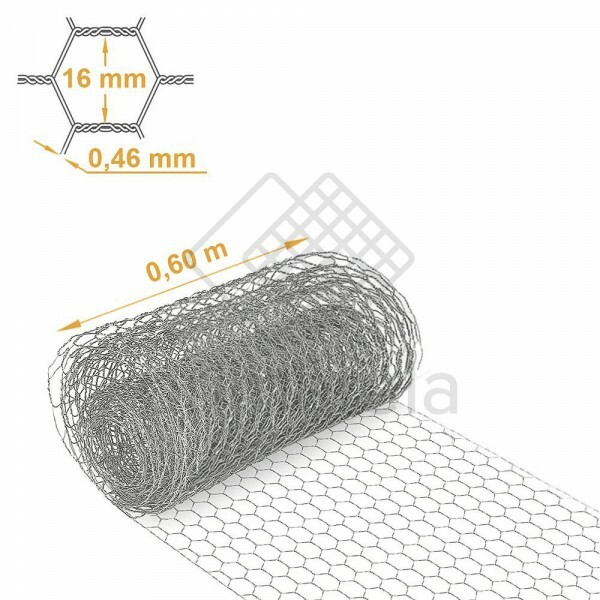 Tela Viveiro Malha 1/2 Fio 26 - COLEIRA BRANCA MORLAN 0,60x5m