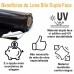 Silo Lona Dupla Face Plástica Preto/Branco CAPAC 286m3 - 6x50m