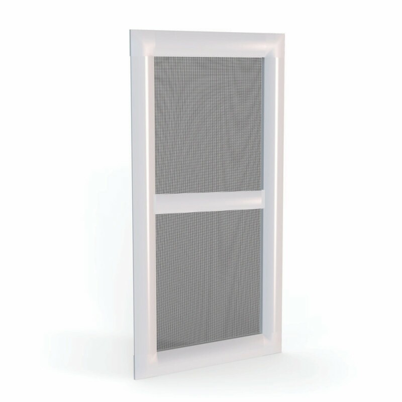 Kit Mosquiteira Corredeira Perfil BRANCO tela CINZA c/ reforço - 1,00x1,50m Kit Mosquiteira Corredeira Perfil BRANCO tela CINZA c/ reforço - 1,00x1,50m