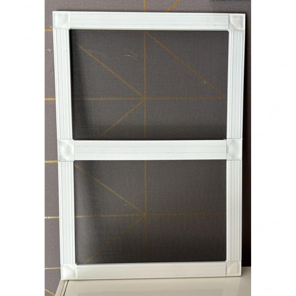 Kit Mosquiteira Removível Forti Perfil BRANCO Tela CINZA c/ reforço - 1,00x1,50m Kit Mosquiteira Removível Forti Perfil BRANCO Tela CINZA c/ reforço - 1,00x1,50m