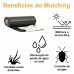 Lona Mulching Cobertura de Solo Branco/Preto - 1,20x100m