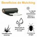 Lona Mulching Cobertura de Solo Branco/Preto - 1,20x100m