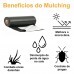 Lona Mulching Cobertura de Solo Branco/Preto - 1,20x1000m