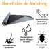 Lona Mulching Cobertura de Solo Prata/Preto - 1,40x50m Lona Mulching Cobertura de Solo Prata/Preto - 1,40x50m