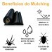 Lona Mulching Cobertura de Solo Preto/Preto - 1,20x1000m