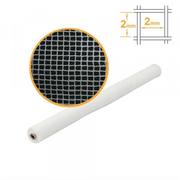Tela de Impermeabilização Poliester Branca Malha 2x2mm - 1,00x100m