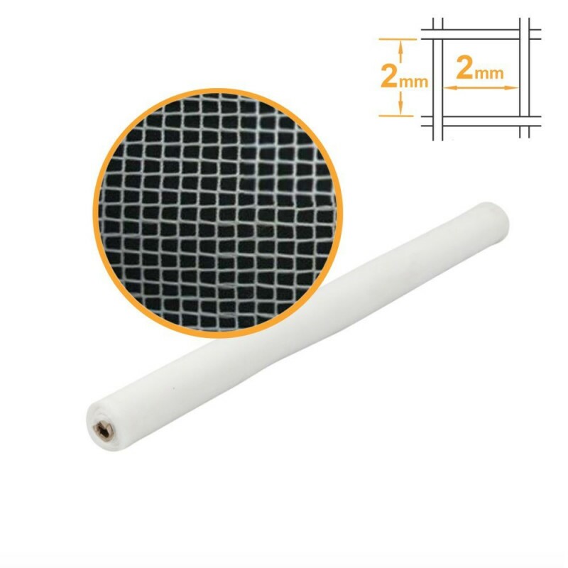 Tela Impermeabilização Poliéster Branca Malha 2x2mm Resinado - 1,00x100m Tela Impermeabilização Poliéster Branca Malha 2x2mm Resinado - 1,00x100m