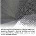 Tecido Peneira Inox 304 Malha 50 Fio 0,18mm - 1,00x1,00m