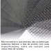Tecido Peneira Inox 304 Malha 8 Fio 22 (0,71mm) - 1,00x30m Tecido Peneira Inox 304 Malha 8 Fio 22 (0,71mm) - 1,00x30m