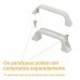 Puxador de Alça 11cm Nylon Branco