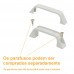 Puxador de Alça 11cm Nylon Branco Puxador de Alça 11cm Nylon Branco