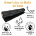 Tecido RÁFIA Solo Polipropileno 90g/m2 preto - 3,40x100m