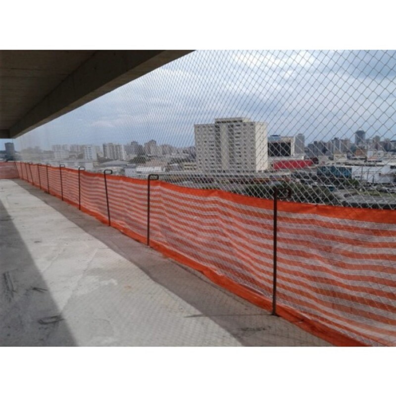 Rede de Proteção PISO A PISO Obra BRANCA Malha 6x6 cm - 3,20x50m Rede de Proteção PISO A PISO Obra BRANCA Malha 6x6 cm - 3,20x50m