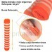 Tela Tapume Reforçada 65 g/m² Laranja e Branca - 1,20x10m