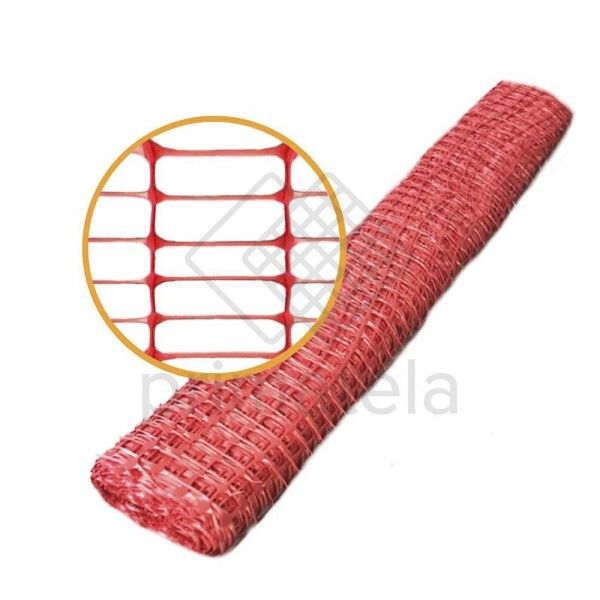 Tela Tapume Sinalização Laranja - 1,20x25m