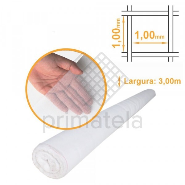 Tela Citrus e Anti-Inseto Estufa Malha 1x1mm - 3,6x50m
