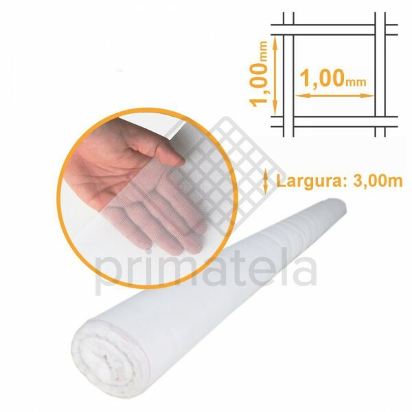 Tela Citrus Branca Sombreamento 35% Estufa Malha 1x1mm - 3,6x50m