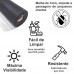 Tela Inox Maxi Vision Malha 20 Fio 0,17mm Rev. PVC Preto Alt. 1,00m - PREÇO P/ METRO