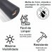 Tela Inox Maxi Vision Inox Malha 20 Fio 0,17mm Rev. PVC Preto - 1,00x30m