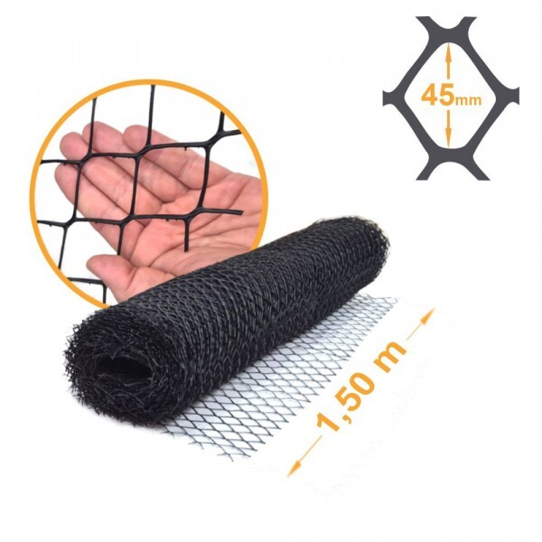 Tela Plástica Hexagonal Galinheiro Malha 2" - 1,50x50m
