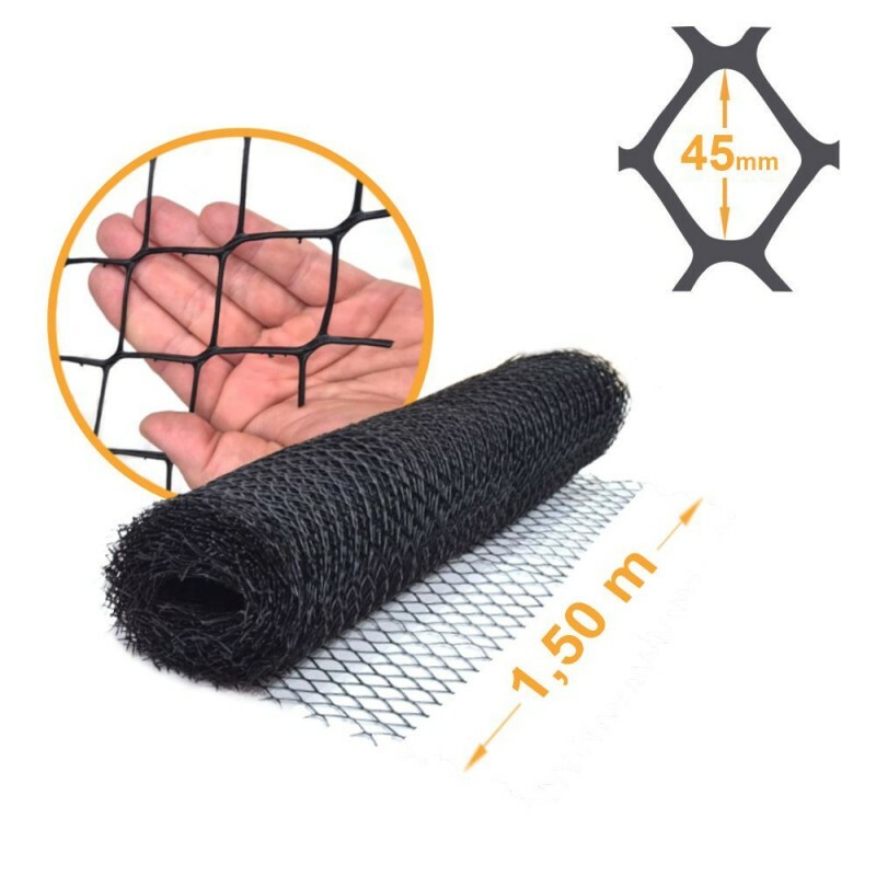 Tela Plástica Hexagonal Galinheiro Malha 2" - 1,50x50m