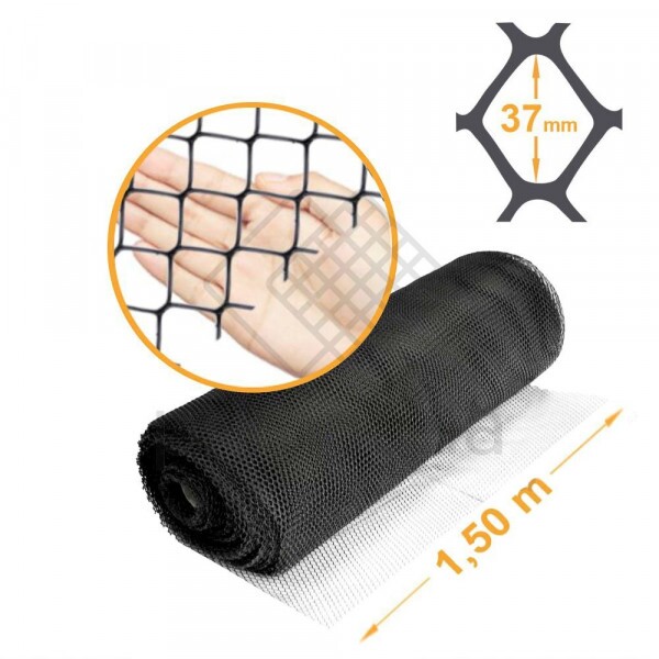 Tela Plástica Hexagonal Pinteiro Malha 1" - 1,50x50m